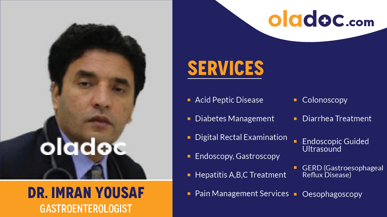 Services provided by Dr.Imran Yousaf